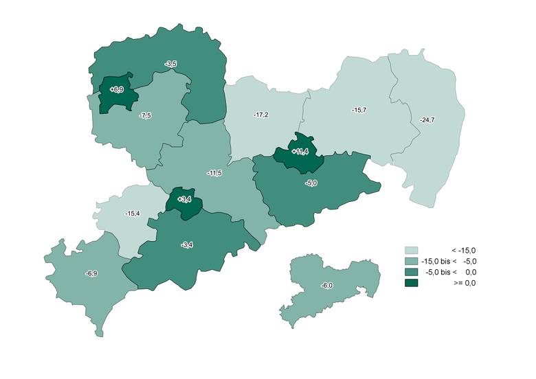 Die Abbildung zeigt die im Text beschriebenen regionalen Unterschiede.